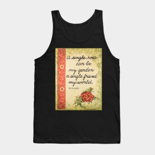 A Single Rose Tank Top